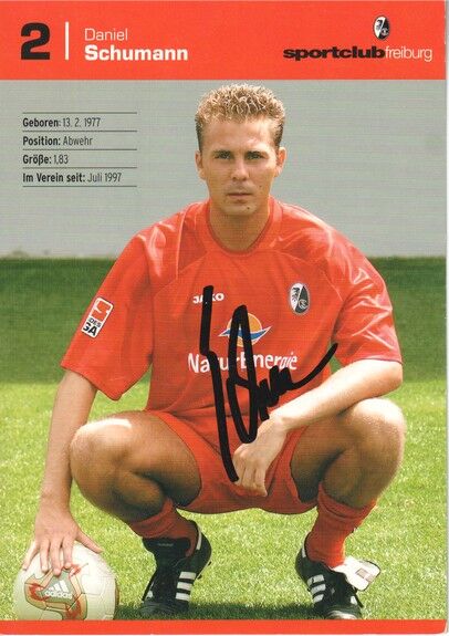 Autogramm Fussball | SC Freiburg | 2003 | Daniel SCHUMANN