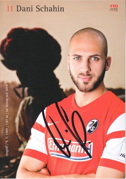 Autogramm Fussball | SC Freiburg | 2014 | Dani SCHAHIN