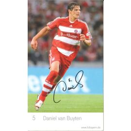 Autogramm Fussball | FC Bayern München | 2007 Druck | Daniel VAN BUYTEN