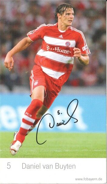 Autogramm Fussball | FC Bayern München | 2007 Druck | Daniel VAN BUYTEN