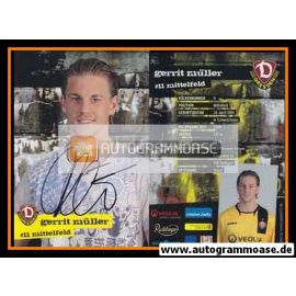Autogramm Fussball | Dynamo Dresden | 2008 | Gerrit MÜLLER