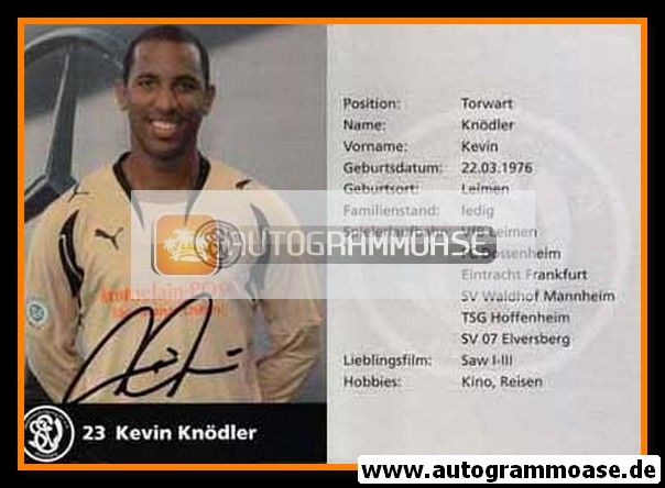 Autogramm Fussball | SV 07 Elversberg | 2007 | Kevin KNÖDLER