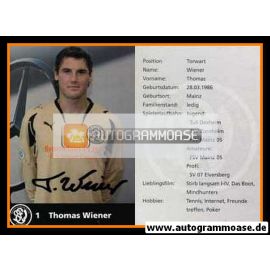 Autogramm Fussball | SV 07 Elversberg | 2007 | Thomas WIENER
