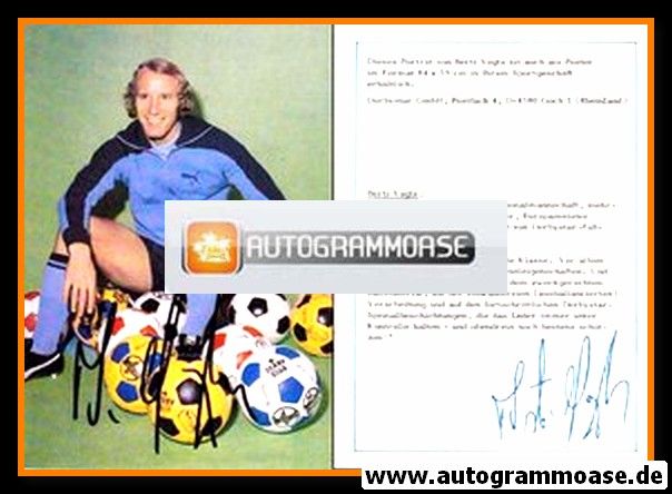 Autogramm Fussball | Borussia Mönchengladbach | 1980er | Berti VOGTS (Derbystar)