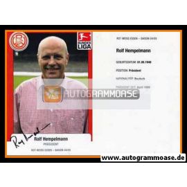 Autogramm Fussball | Rot-Weiss Essen | 2004 | Rolf HEMPELMANN