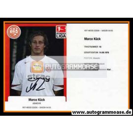 Autogramm Fussball | Rot-Weiss Essen | 2004 | Marco KÜCK