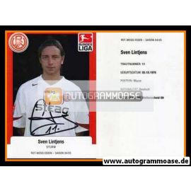 Autogramm Fussball | Rot-Weiss Essen | 2004 | Sven LINTJENS