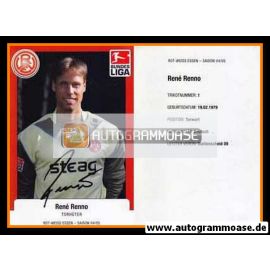 Autogramm Fussball | Rot-Weiss Essen | 2004 | Rene RENNO