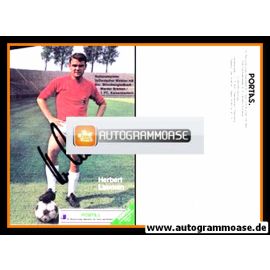 Autogramm Fussball | Borussia Mönchengladbach | 1980er | Herbert LAUMEN (Portas)