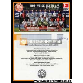Mannschaftskarte Fussball | Rot-Weiss Essen | 2004