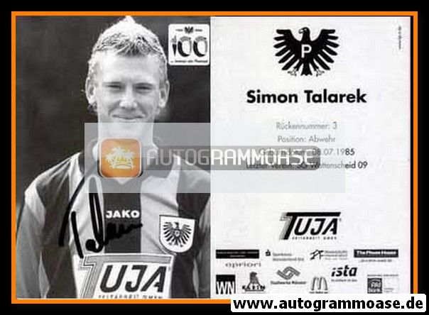 Autogramm Fussball | Preussen Münster | 2006 | Simon TALAREK