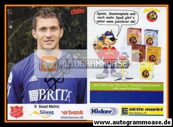 Autogramm Fussball | SV Wehen Wiesbaden | 2002 | Sead MEHIC