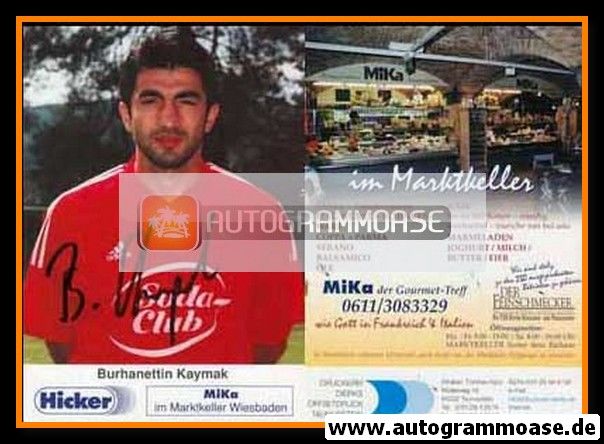 Autogramm Fussball | SV Wehen Wiesbaden | 2001 | Burhanettin KAYMAK
