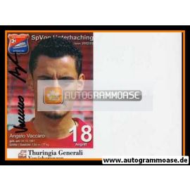 Autogramm Fussball | SpVgg Unterhaching | 2002 | Angelo VACCARO