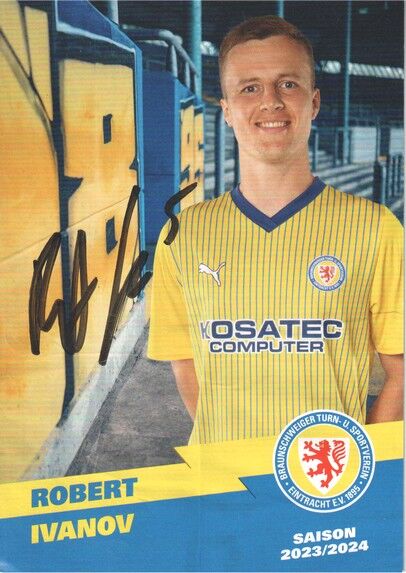 Autogramm Fussball | Eintracht Braunschweig | 2023 | Robert IVANOV