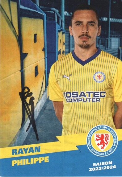Autogramm Fussball | Eintracht Braunschweig | 2023 | Rayan PHILIPPE