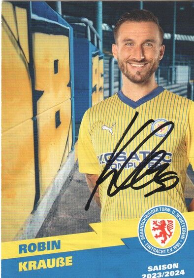 Autogramm Fussball | Eintracht Braunschweig | 2023 | Robin KRAUSSE