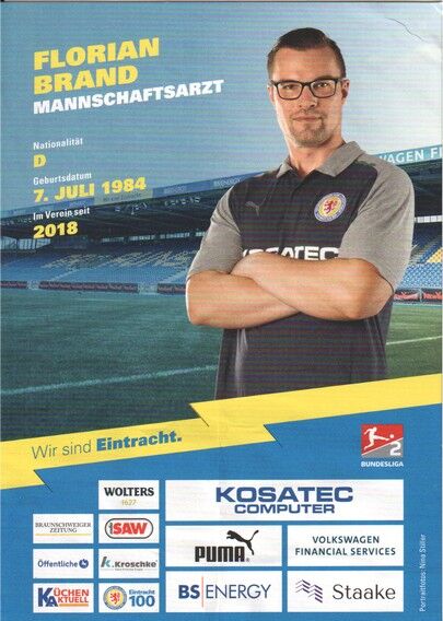Autogramm Fussball | Eintracht Braunschweig | 2023 | Florian BRAND