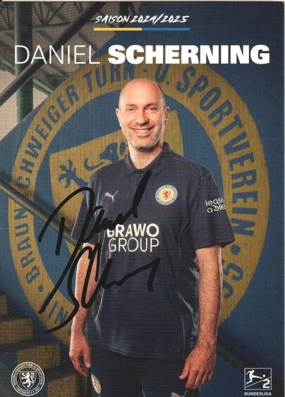 Autogramm Fussball | Eintracht Braunschweig | 2024 | Daniel SCHERNING
