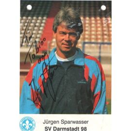 Autogramm Fussball | SV Darmstadt 98 | 1990 | Jürgen SPARWASSER _