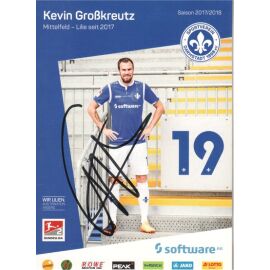 Autogramm Fussball | SV Darmstadt 98 | 2017 | Kevin GROSSKREUTZ
