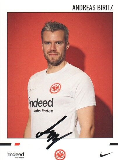 Autogramm Fussball | Eintracht Frankfurt | 2019 | Andreas BIRITZ