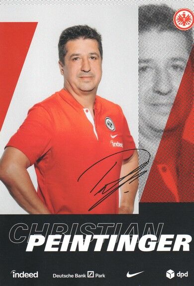Autogramm Fussball | Eintracht Frankfurt | 2020 Druck | Christian PEINTINGER