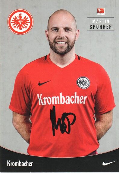 Autogramm Fussball | Eintracht Frankfurt | 2016 | Martin SPOHRER