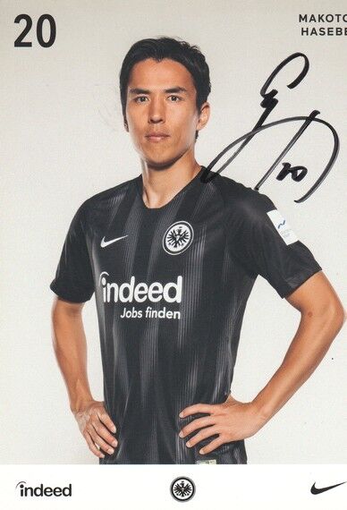 Autogramm Fussball | Eintracht Frankfurt | 2018 | Makoto HASEBE