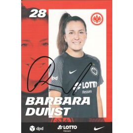Autogramm Fussball (D) | Eintracht Frankfurt | 2021 | Barbara DUNST