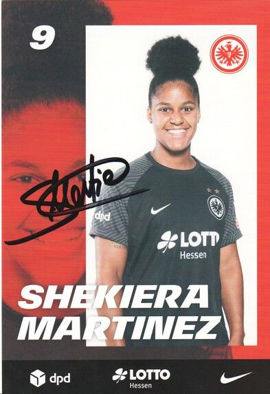 Autogramm Fussball (D) | Eintracht Frankfurt | 2021 | Shekiera MARTINEZ
