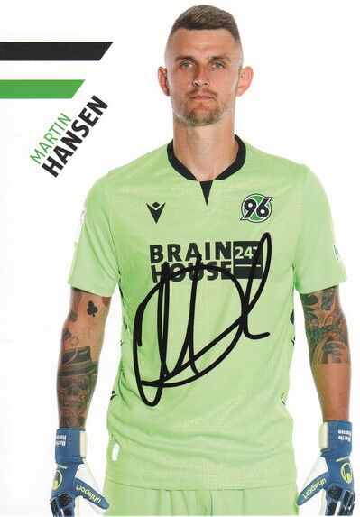 Autogramm Fussball | Hannover 96 | 2021 | Martin HANSEN