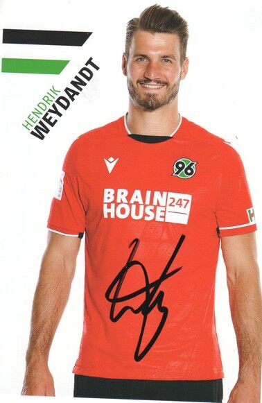 Autogramm Fussball | Hannover 96 | 2021 | Hendrik WEYDANDT
