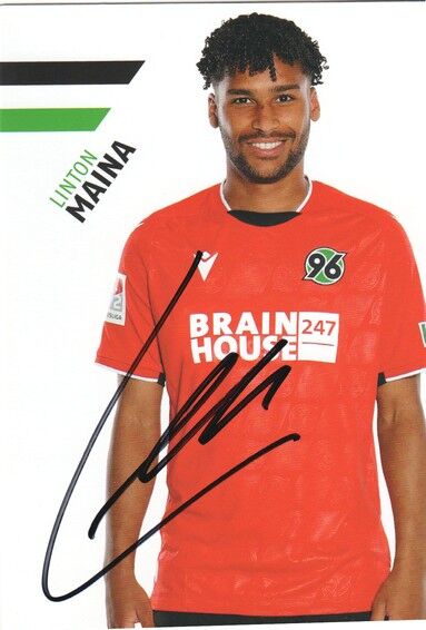 Autogramm Fussball | Hannover 96 | 2021 | Linton MAINA
