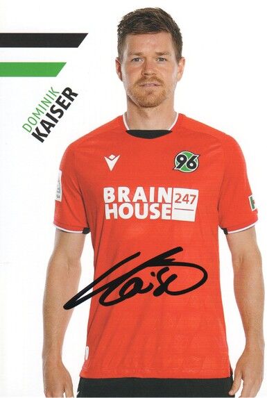 Autogramm Fussball | Hannover 96 | 2021 | Dominik KAISER