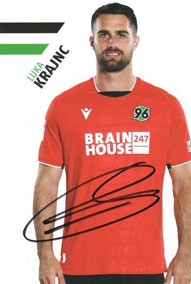 Autogramm Fussball | Hannover 96 | 2021 | Luka KRAJNC