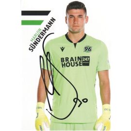 Autogramm Fussball | Hannover 96 | 2021 | Marlon SÜNDERMANN