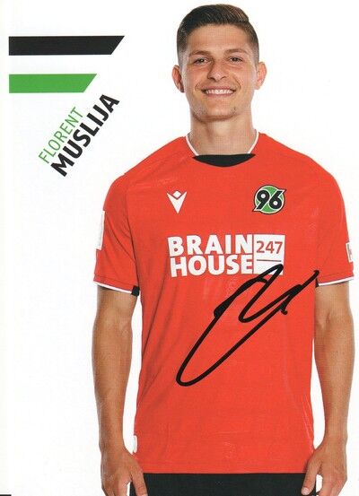 Autogramm Fussball | Hannover 96 | 2021 | Florent MUSLIJA