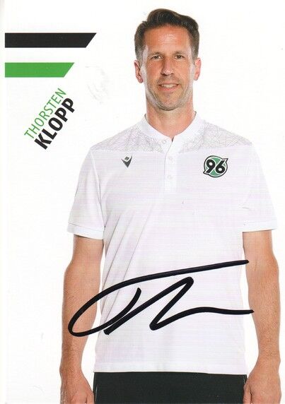 Autogramm Fussball | Hannover 96 | 2021 | Thorsten KLOPP