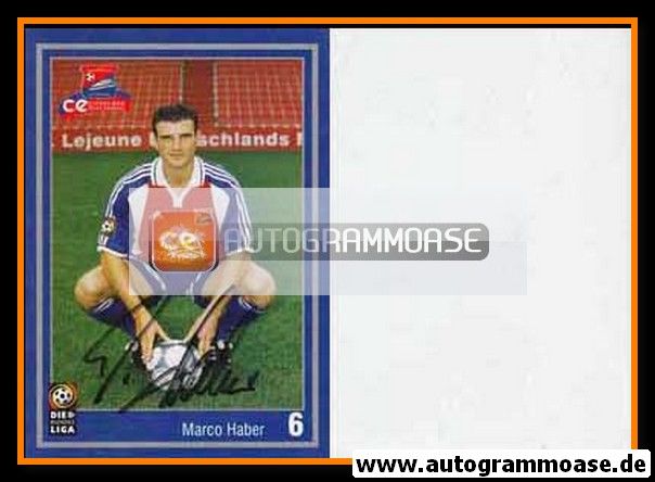 Autogramm Fussball | SpVgg Unterhaching | 2001 | Marco HABER