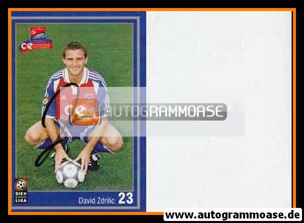 Autogramm Fussball | SpVgg Unterhaching | 2001 | David ZDRILIC