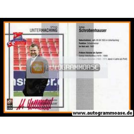 Autogramm Fussball | SpVgg Unterhaching | 2000 | Anton SCHROBENHAUSER