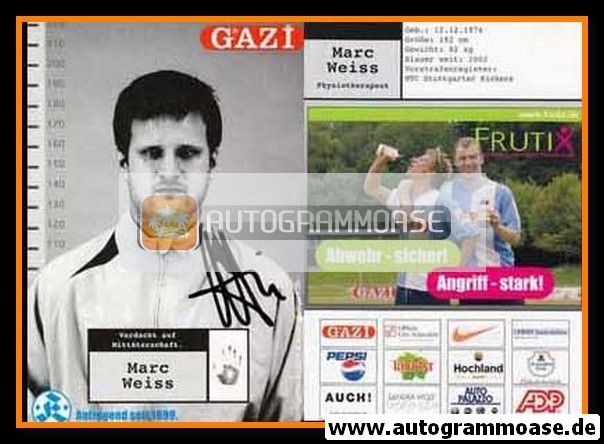 Autogramm Fussball | Stuttgarter Kickers | 2007 | Marc WEISS