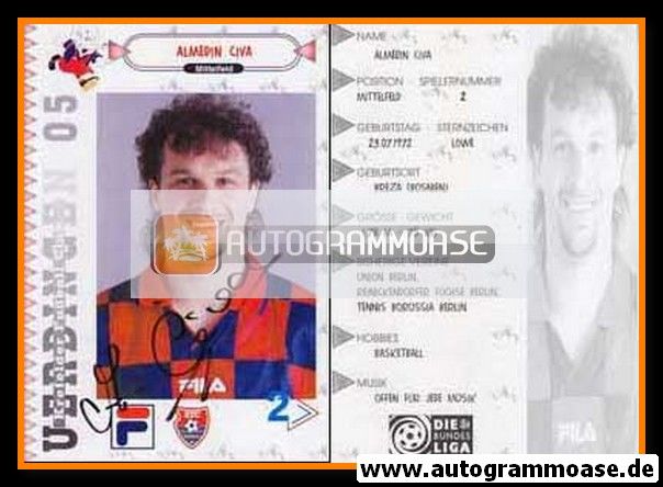 Autogramm Fussball | KFC Uerdingen 05 | 1998 | Almedin CIVA