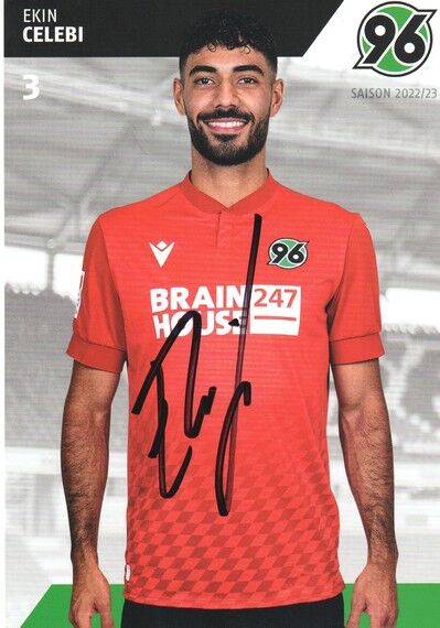 Autogramm Fussball | Hannover 96 | 2022 | Ekin CELEBI