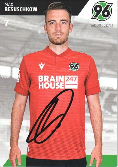 Autogramm Fussball | Hannover 96 | 2022 | Max BESUSCHKOW