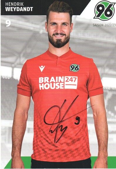 Autogramm Fussball | Hannover 96 | 2022 | Hendrik WEYDANDT