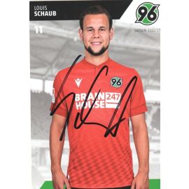 Autogramm Fussball | Hannover 96 | 2022 | Louis SCHAUB
