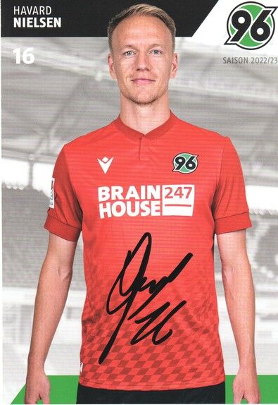Autogramm Fussball | Hannover 96 | 2022 | Havard NIELSEN