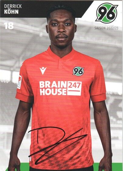 Autogramm Fussball | Hannover 96 | 2022 | Derrick KÖHN